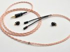 Empathy CL4x flanged mmcx cable for Sennheiser IE800 mmcx modified