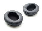 Focal Listen wireless handcrafted custom whole grain real leather  earpads cushions with memory foam and gel cooling, angled