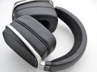 Heddphone custom handcrafted whole grain real leather plus microsuede headband mod