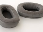 Koss esp950 custom handcrafted extrasoft grey genuine leather plus alcantara earpads cushions with memory foam angled