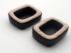 Mitchell & Johnson MJ2 custom handcrafted earpads cushions real leather plus alcantara with memory foam angled