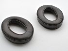 Sennheiser HD598 custom handcrafted whole grain real dark brown leather earpads cushions with memory foam