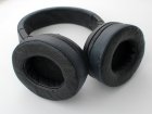 Shure SRH440 custom handcrafted genuine leather earpads cushions with memory foam perforated