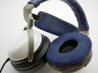 Sony CD3000 handcrated custom whole grain real alligator leather with alcantara earpads cushions and headband
