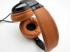 Sony MDR V3 custom handcrafted whole grain real leather ear pads cushions with memory foam