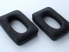 Stax Lambda custom handcrafted real leather memory foam perforated earpads cooled