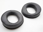 STAX SR-Omega handcrafted custom full grain real leather ear pads cushions with memory foam angled