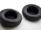 Verum 1 custom handcrafted alcantara plus whole grain real perforated leather ear pads cushions with memory foam angled